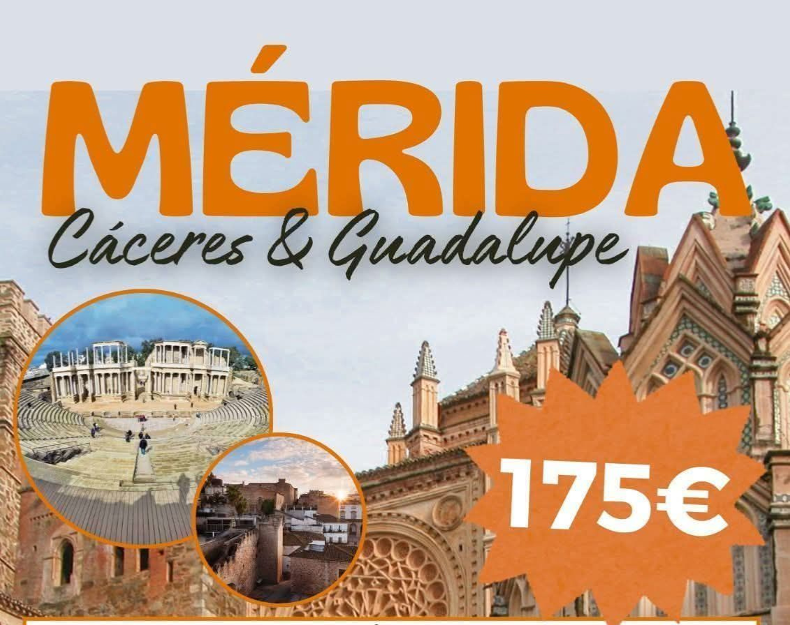 MERIDA - CARCERES -GUADALUPE de 16/17 de maio (ESGOTADO!)