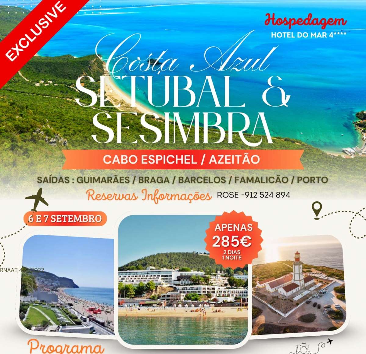 SETUGAL & E SESIMBRA (mar azul)