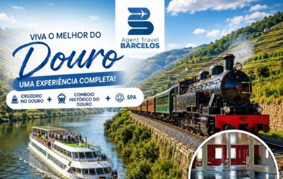 CRUZEIRO  DOURO + COMBOIO HISTÓRICO´+  SPA ( ESGOTADO!!)